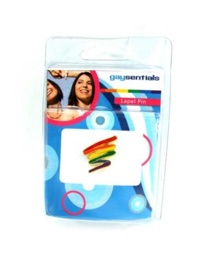 (wd) Lapel Pin Rainbow Squiggl
