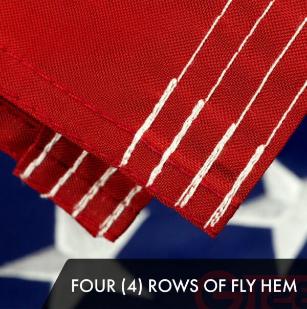 USA American Flag 2x3FT 5-Pack Embroidered Polyester By G128 - Image 5