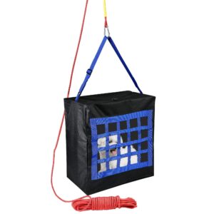 Fire Evacuation Device for Pets up to 55 Pounds   Compact Safety Equipment   Rope 50 Feet Incl.   Emergency Survival Kit for Animals (Medium 19 x18 x10 )