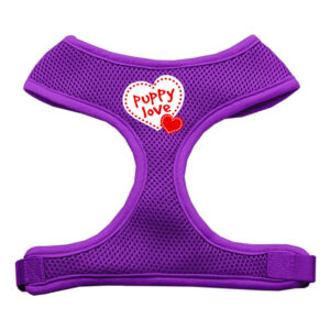 Puppy Love Soft Mesh Pet Harness Purple Extra Large