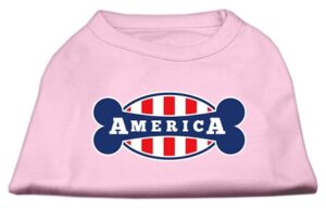 Bonely In America Screen Print Shirt Light Pink Xs (8)