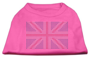British Flag Shirts Bright Pink Xl
