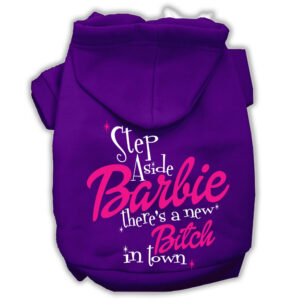 New Bitch In Town Screenprint Hoodie Purple Xxl (18)
