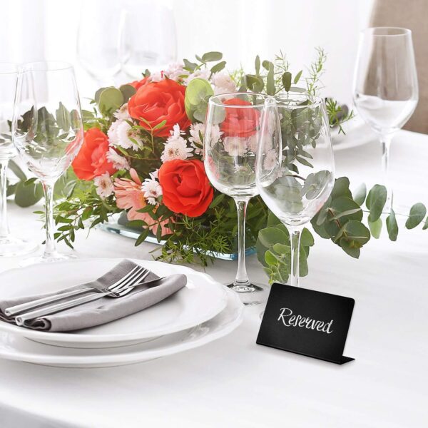 30 Pack Mini Chalkboard Signs 4 x3  for Food   Buffet   Tables   Small Chalkboard Sign   Mini Chalkboard Signs for Food   Table Chalkboard Signs   Mini Blackboard Signs for Food Buffet   Food Cards - Image 7