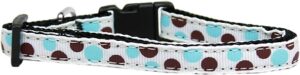 Confetti Dots Nylon Collar Baby Blue Xs