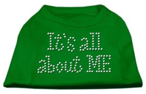 It's All About Me Rhinestone Shirts Emerald Green Xl (16)