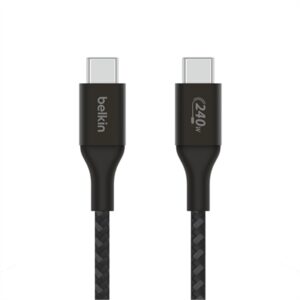 240w Braided C C Cable 2M BLK