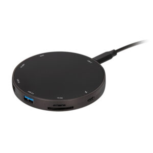 HELIX ETHHUB9 9-in-1 USB-C Multi-Port Hub with Wireless Charging