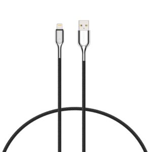 Cygnett CY2669PCCAL Armored Lightning to USB-A Charge and Sync Cable (3.28 Ft.; Black)