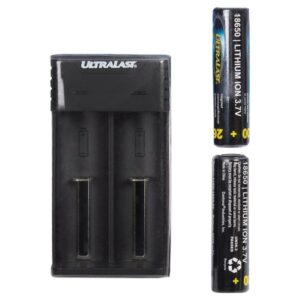 Ultralast UL1865K-26 Lithium Ion Charger/Batteries Combo Kit