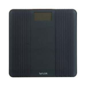Taylor Precision Products 5273274 Digital Glass Scale with Textured Herringbone Design, 500-Lb. Capacity