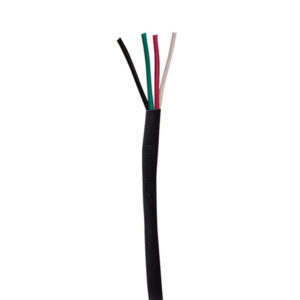 Ethereal 16-4C-BW-DB 16-Gauge 4-Conductor Direct Burial Stranded Cable, 500 Ft., Black