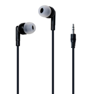 Digital Energy DEFT-1706 IE36 Earphones, Noise Canceling, Black (1 Pack)