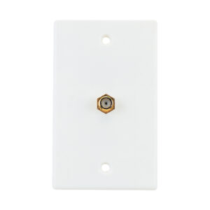RCA VH61R1 Single Coaxial Flush-Mount Wall Plate