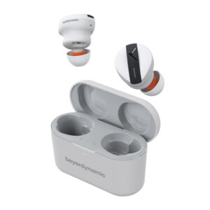 beyerdynamic 728934 Free BYRD Bluetooth Earbuds with Microphone, Active Noise Canceling, True Wireless with Charging Case (Gray)