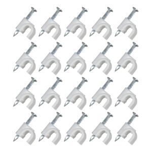 RCA VH102RV VH102R Coaxial Cable Clamps with Nails, 20 Count