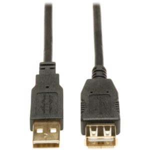 Tripp Lite by Eaton U024-006 USB 2.0 Extension Cable, USB-A Male/Female, Black (6 Ft.)