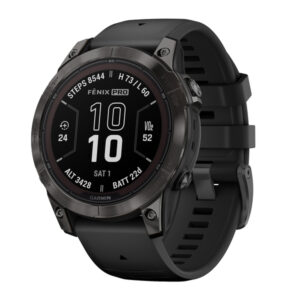 Garmin 010-02777-10 fenix 7 Pro Sapphire Solar Edition Smartwatch (Carbon Gray)