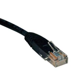 10' Cat5E Patch Cable Black
