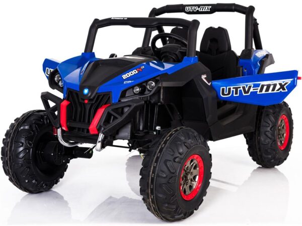 Mini Moto Utv 4x4 12v Blue (2.4ghz Rc)