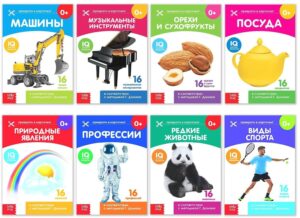 Doman Method Flashcards Set   Discover The World | 8 Piece Russian Language Educational Book Kit for Early Development | Изучаем с малышами