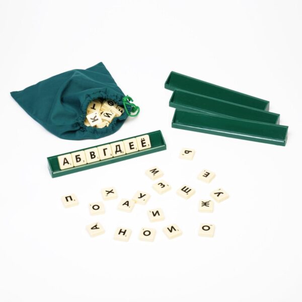 Russian Board Game Create Word Sozday Slovo   Scrabble Crossword Game Russian Letters - Image 4
