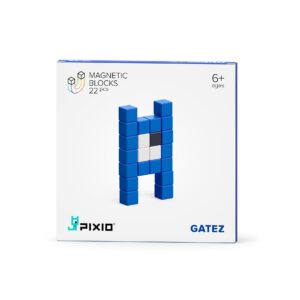 PIXIO Mini Monster Gatez - 22 Magnetic Blocks in 3 Colors