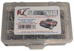 RCScrewZ Stainless Screw Kit tra033 Compatible with Traxxas Slash 1 10 2WD 58024 58034