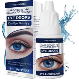 Eye Drops for Dry Eyes   Gentle Therapy for Irritated Dry Itchy & Sensitive Eyes   Redness Relief Moisturizing Eye Drops   Preservative Free Lubricating Eye Drops for Red Eyes