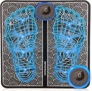 Foot acupoint Massage pad Portable Foot Massage pad Foot Circulation Massager Leg acupoint Relaxation Tool Relieve Fatigue Soreness and Relax Leg Muscles Suitable for Home and Office