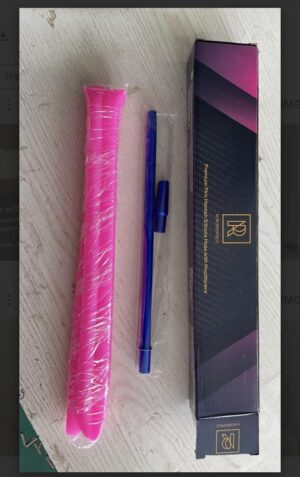 Pink Hookah Hose with Blue Mouthpiece   Premium 60  Long Silicone Water Pipe Hose   Washable with 15  Aluminum Easy Grip Mouthpiece   Hookah Hose Pink   Won't Rust or Ghost Hookah Hose Silicone