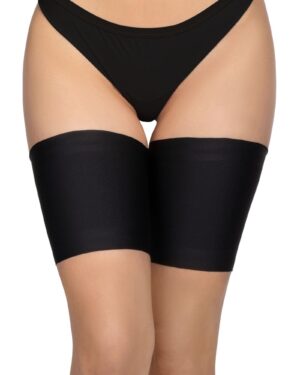 Women elastic thigh bands anti chafing prevent thigh rubbing satin and Satin lined protector anti slip silicone