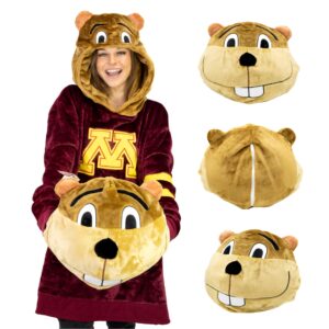 Plushible Sports University Hoodie Blanket   Sweatshirt Blanket   Oversized Hoodie   One Size   Adult Wearable Blanket