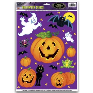 Pumpkin Patch Clings Party Accessory (1 count) (12 Sh)