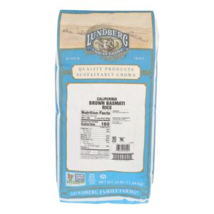 Lundberg Family Farms Brown Basmati Rice - Case Of 25 Lbs