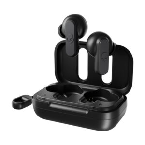 Skullcandy S2DMW-P740 Dime True Wireless In-Ear Earbuds with Microphones (True Black)
