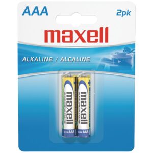 Maxell 723807 - LR032BP AAA Alkaline Batteries (2 Pack)