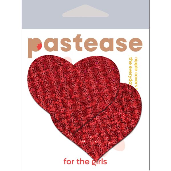 Pastease heart red glitter - Image 3