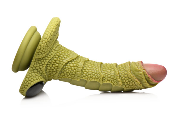 Creature cocks swamp monster green scaly silicone dildo - Image 6