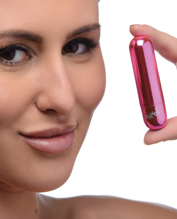 Bang! 10X Rechargeable Vibrating Metallic Bullet - Image 5