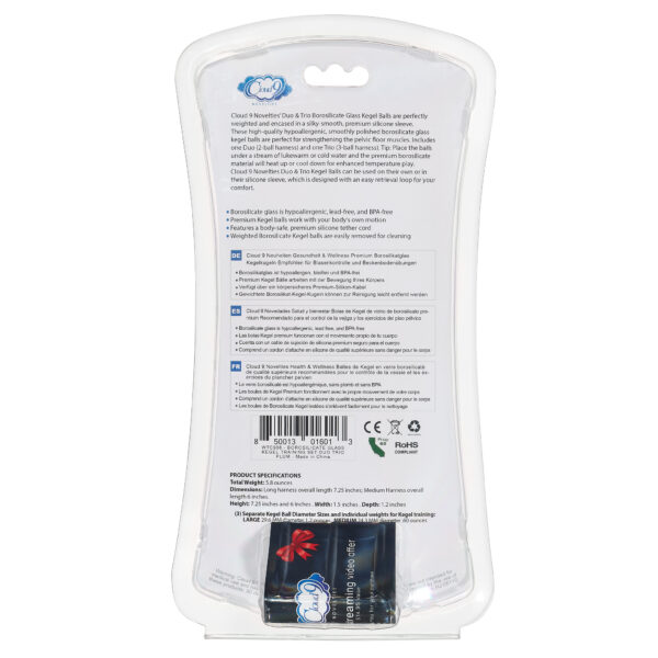 Cloud 9 Health & Wellness Borosilicate Kegel Training Set - Image 2