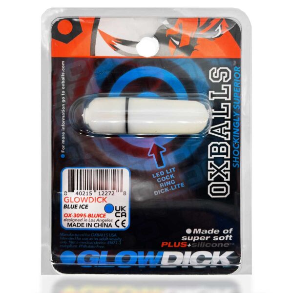Glowdick Cockring With Led - Ice - Image 3