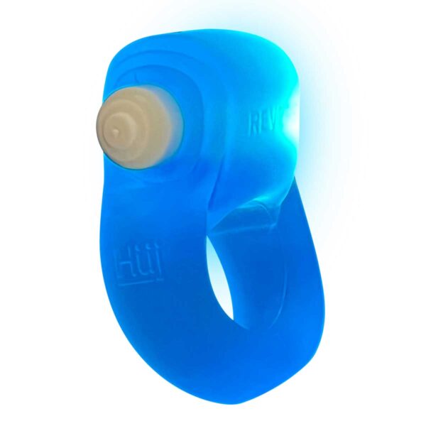 Glowdick Cockring With Led - Ice - Image 4