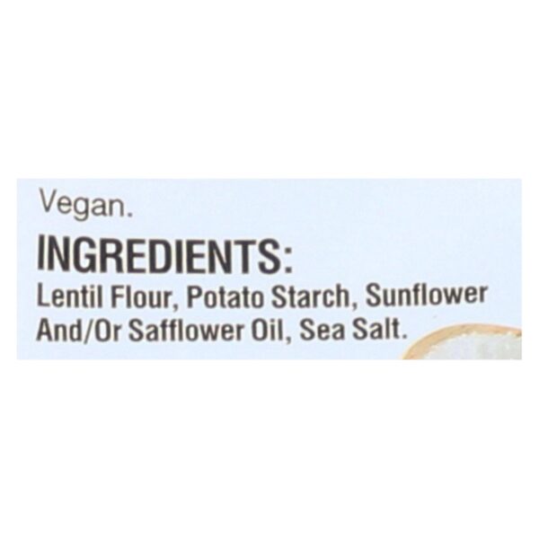 Simply 7 Lentil Chips - Sea Salt - Case Of 12 - 4 Oz. - Image 2