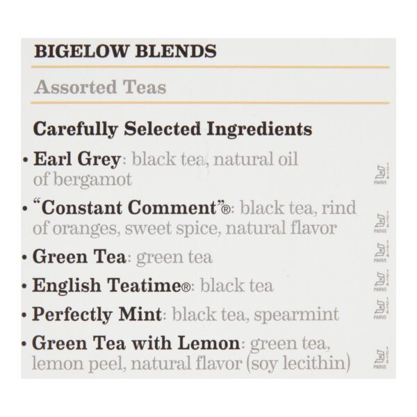 Bigelow Tea Assorted Tea - 6 Variety - Case Of 6 - 18 Bag - Image 2