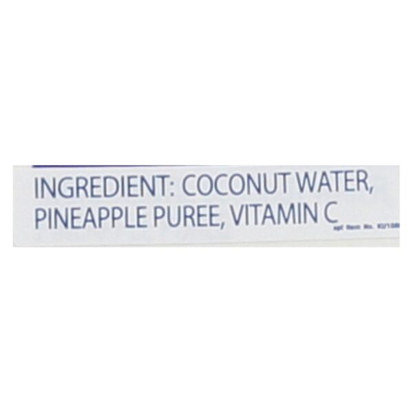 C2o - Pure Coconut Water - Pineapple - Case Of 12 - 33.8 Fl Oz. - Image 3