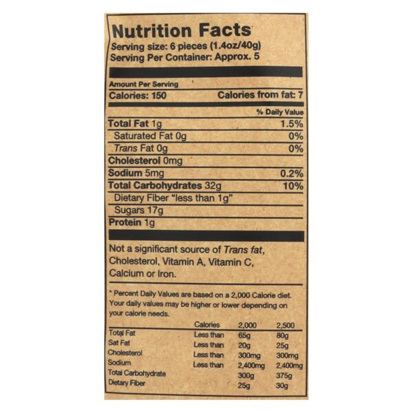 Rj's Licorice Soft Eating Licorice - Mango - Case Of 8 - 7.05 Oz - Image 2