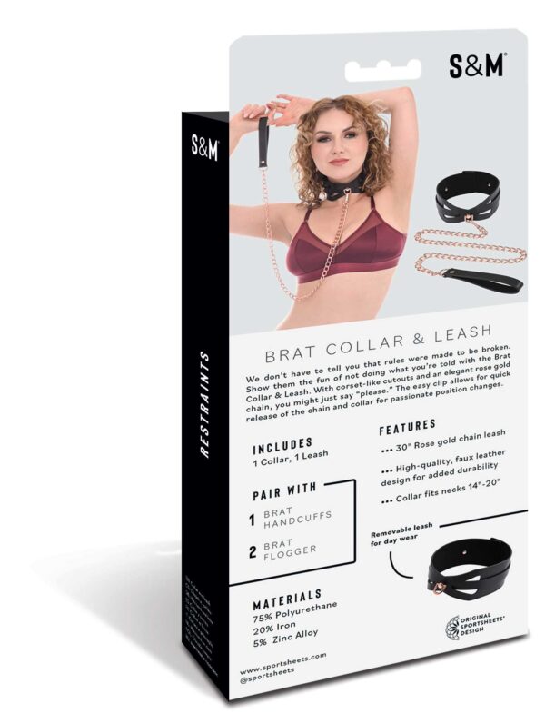 S&m Brat Collar & Leash - Image 5