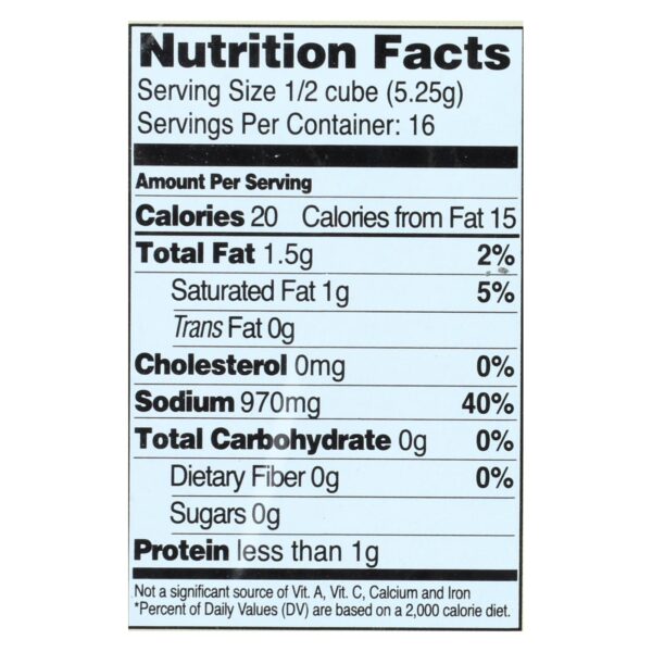Edwards And Sons Natural Bouillon Cubes - Garden Veggie - 2.9 Oz - Case Of 12 - Image 2