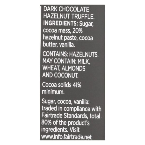 Divine - Bar Dark Chocolate Hazelnut Trffl - Case Of 12 - 3 Oz - Image 2